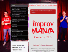 Tablet Screenshot of improvmania.net